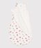 Babies' 1 TOG floral cotton sleeping bag MARSHMALLOW white/MULTICO white