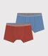 Junior boxers in cotton and elastane - 2-pack