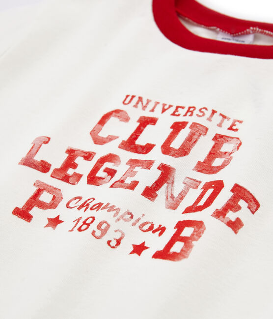 Boys' T-Shirt MARSHMALLOW white