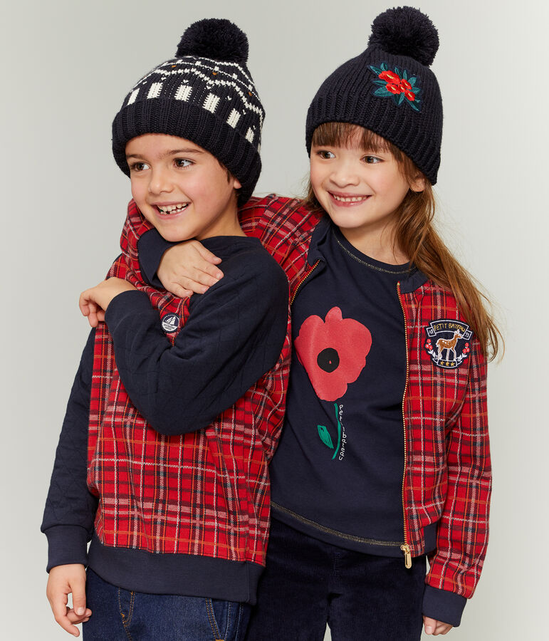 Boy's Sweatshirt red/blue/grey