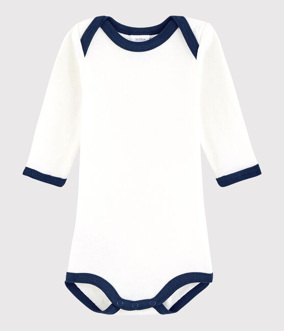 Unisex Babies' Long-Sleeved Bodysuit MARSHMALLOW white