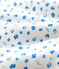 Babies' Organic Cotton Boat Pattern Sleeping Bag MARSHMALLOW white/COOL blue