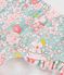 Babies' ruffled floral print swim pants blue/multicolor