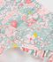Babies' ruffled floral print swim pants blue/multicolor