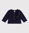 Babies' plain cotton cardigan SOIR