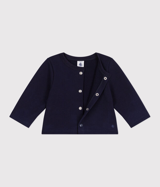 Babies' plain cotton cardigan SOIR