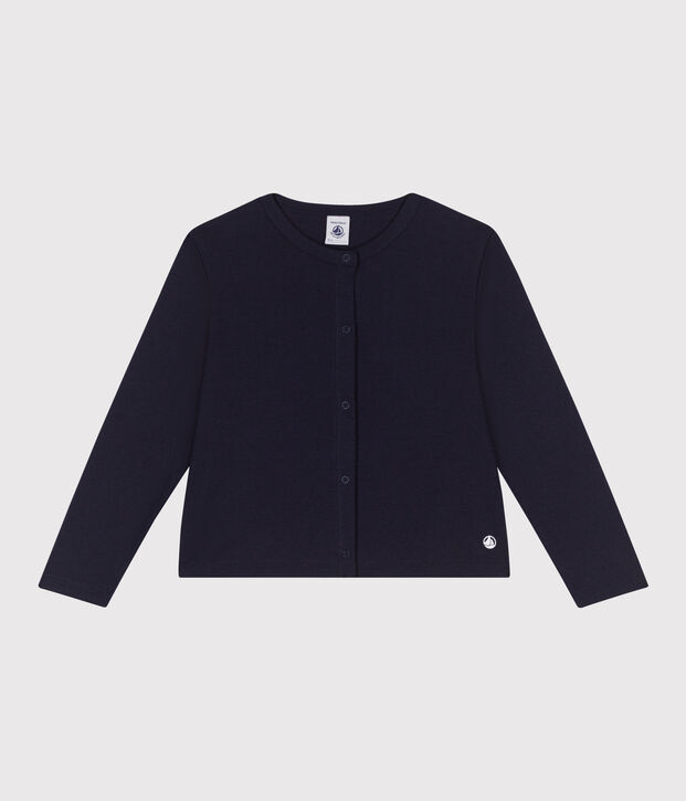 Children's plain cotton cardigan SMOKING