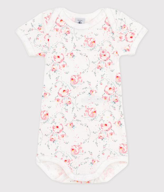 Babies' Short-Sleeved Bodysuit white/multicolor
