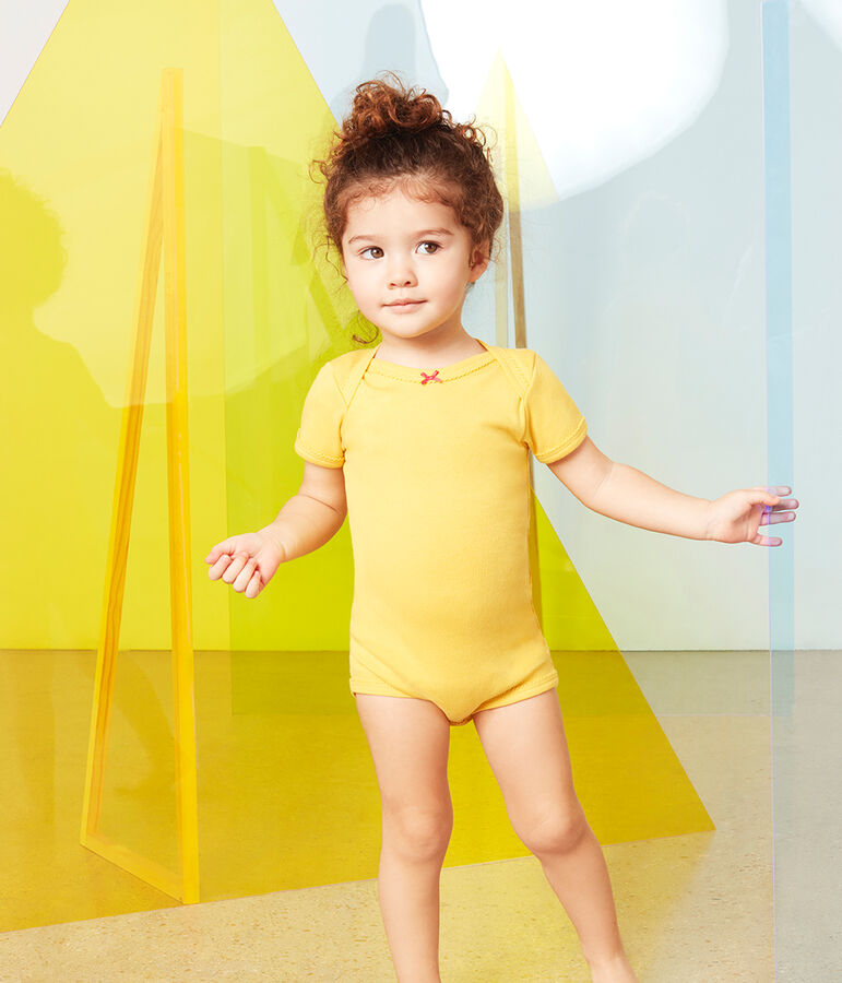 Baby Girls' Short-Sleeved Bodysuit - 3-Piece Set multicolor