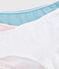 Girls' Silver Spotty Organic Cotton and Elastane Hipsters - 3-Pack variante 1