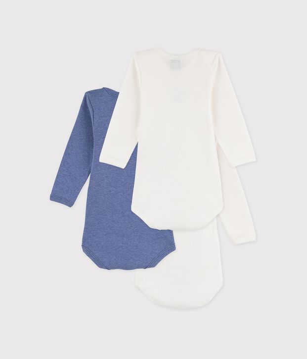 Babies' Long-Sleeved Bodysuit - 3-Pack multicolor