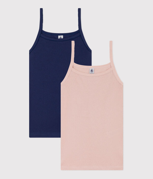 Women's Openwork Cotton Strappy Shirt multicolor