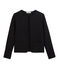 Women's Tube Knit Cardigan Jacket NOIR black/DORE yellow