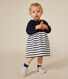 Babies' long-sleeved tube knit dress