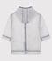 Unisex transparent waxed coat for babies TRANSLUCIDE