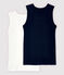 Boys' Ribbed Cotton Vests - 2-Pack variante 1