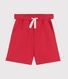 Children's plain cotton Bermuda shorts