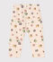 Babies' tube knit trousers AVALANCHE white/MULTICO