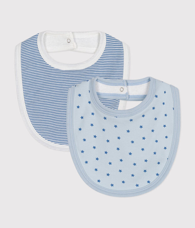 Babies' cotton bibs - 2-Pack multicolor