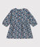 Babies' Long-Sleeved Patterned Cotton Gauze Dress ROVER /MULTICO