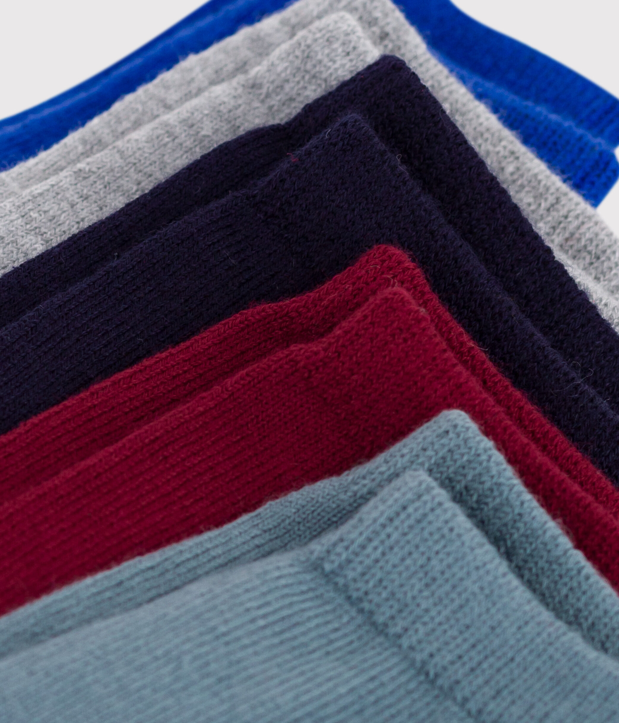 Babies' plain cotton socks - 5-Pack multicolor