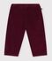 Babies' plain corduroy trousers TRUFFE