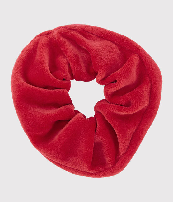 Girls' elasticated scrunchie TERKUIT red