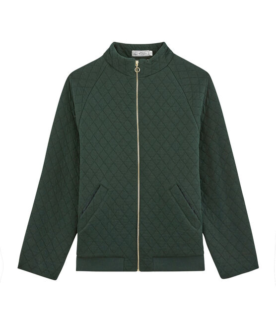 women's quilted cardigan SHERWOOD green