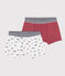 Boys' Cotton and Elastane Boxer Shorts - 2-Pack variante 1