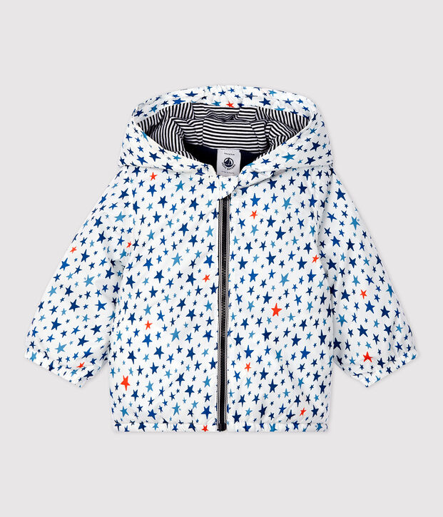 Babies' Warm Windcheater white/multicolor