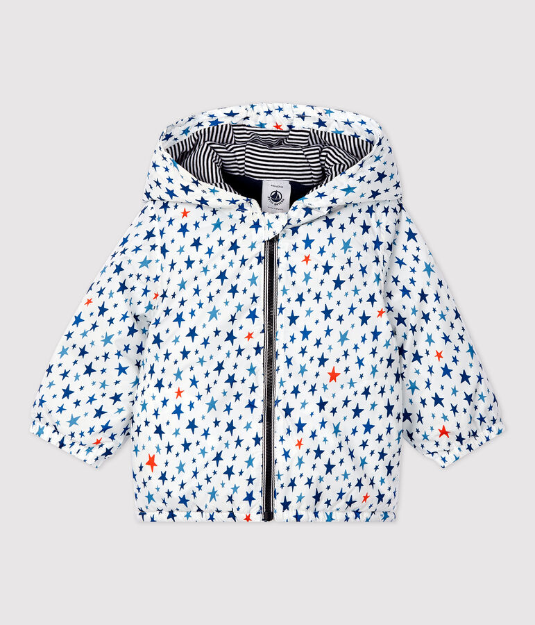 Babies' Warm Windcheater white/multicolor