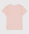 Women's Straight Fit Organic Cotton Round Neck T-Shirt SALINE pink