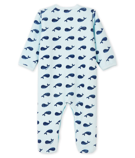 Baby Boys' Velour Whale Sleepsuit BOCAL yellow/SMOKING