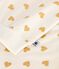 Women's golden heart print cotton pyjamas MILK /DORE