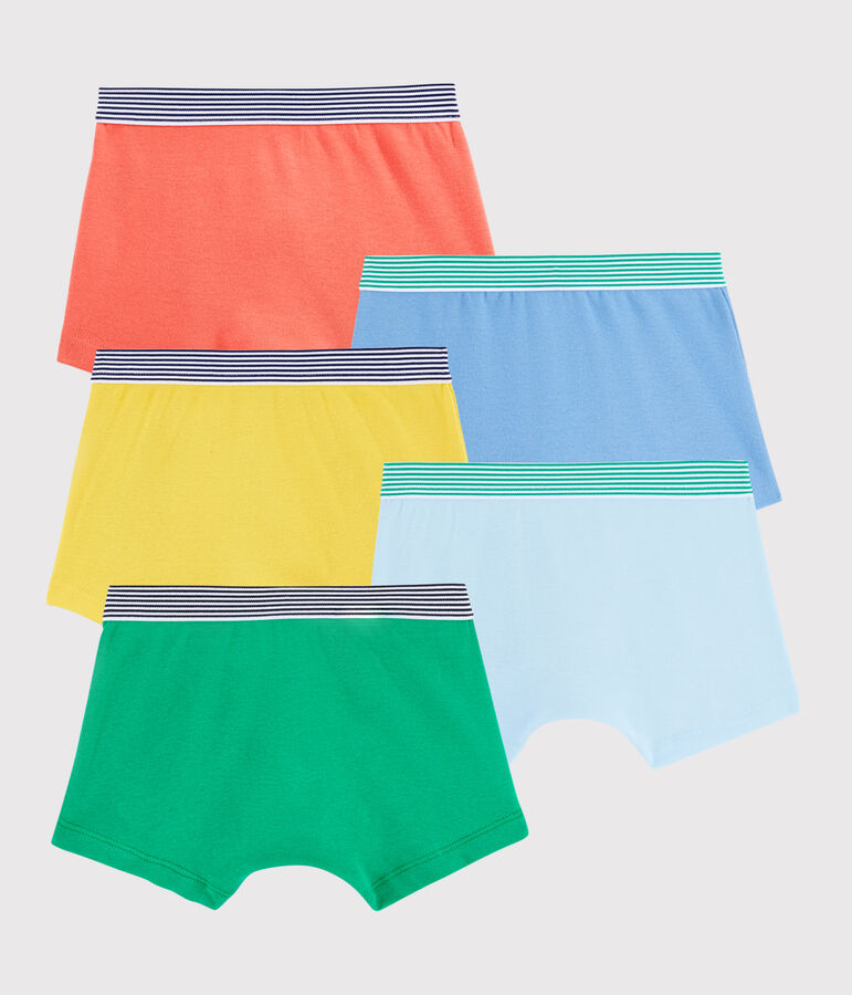 Boys' Yoga Animals Boxer Shorts - 5-Piece Set multicolor