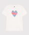Women's Straight cotton T-Shirt MARSHMALLOW white