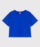 Women's Boxy Cotton T-Shirt PERSE blue