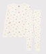 Girls' Snugfit Birds Print Ribbed Pyjamas