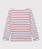 Women's Breton Cotton Top MARSHMALLOW white/BRASIER red/PEPS blue