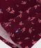 Girls' long-sleeved dress in floral velour red/multicolor