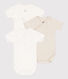 Babies' Organic Cotton Bodysuits - 3-Pack