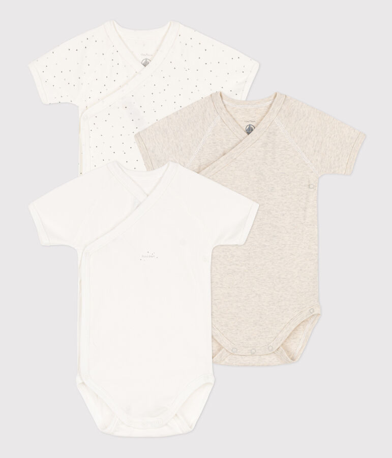 Babies' Organic Cotton Bodysuits - 3-Pack multicolor