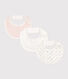 Printed Cotton Bibs - Pack of 3