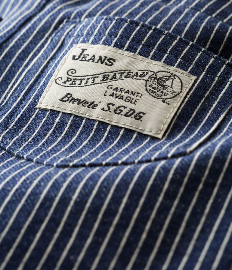 Baby Boys' Striped Knit Trousers blue/white