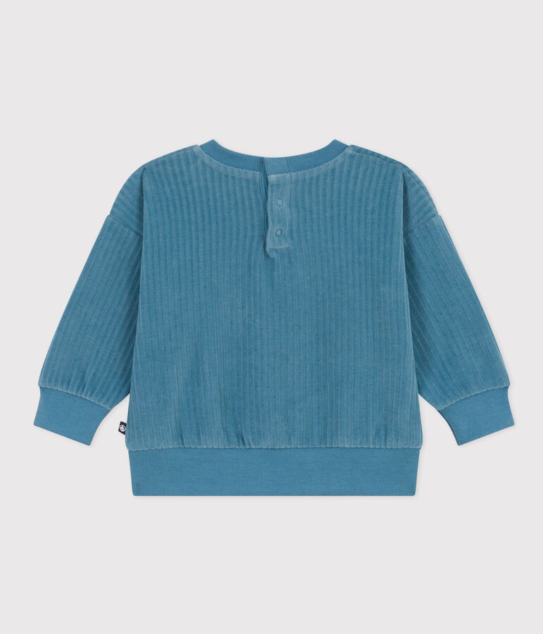 Babies' Velour Sweatshirt blue