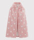 Babies' Heart Pattern Terry Bath Cape