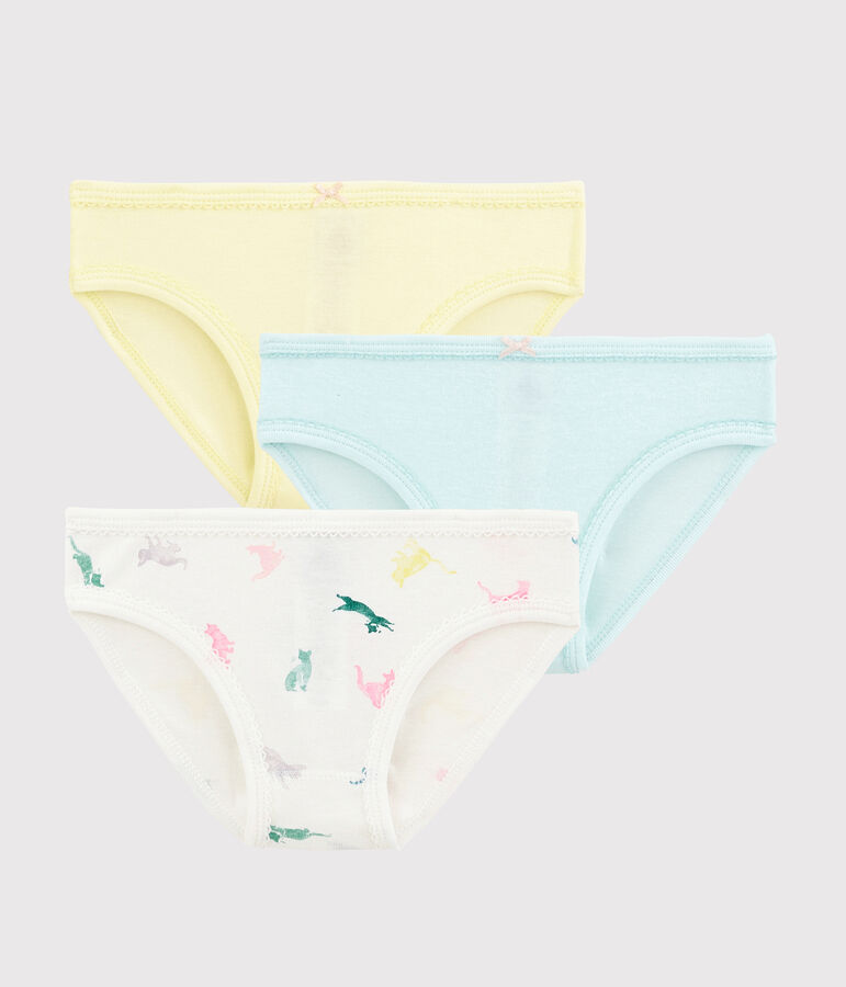 Girls' Colourful Cats Knickers - 3-Pack multicolor