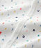 Babies' Multicoloured Letter Patterned Organic Cotton Sleepsuit MARSHMALLOW white/MULTICO white