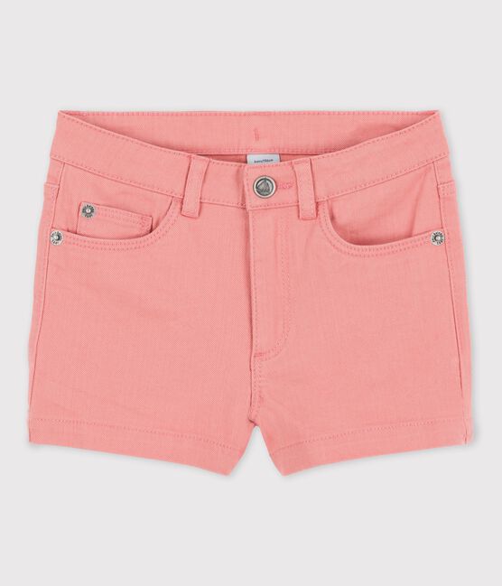 Girls' Denim Shorts PAPAYE pink