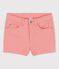 Girls' Denim Shorts PAPAYE pink